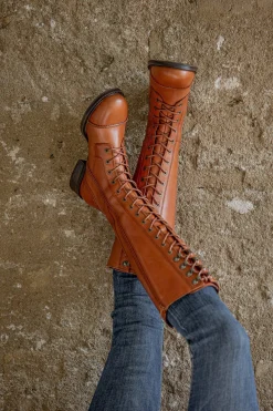 Pandora Tall shaft boots — Cognac