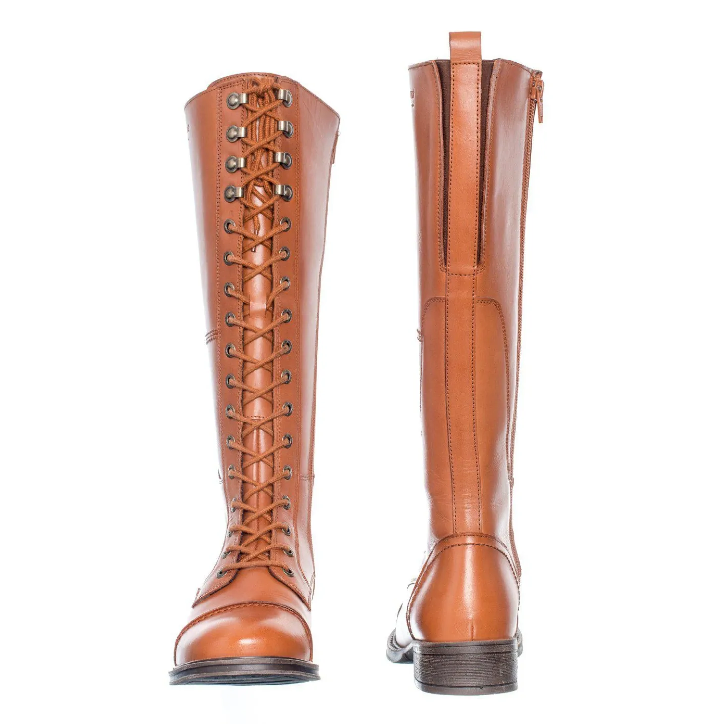 Pandora Tall shaft boots — Cognac
