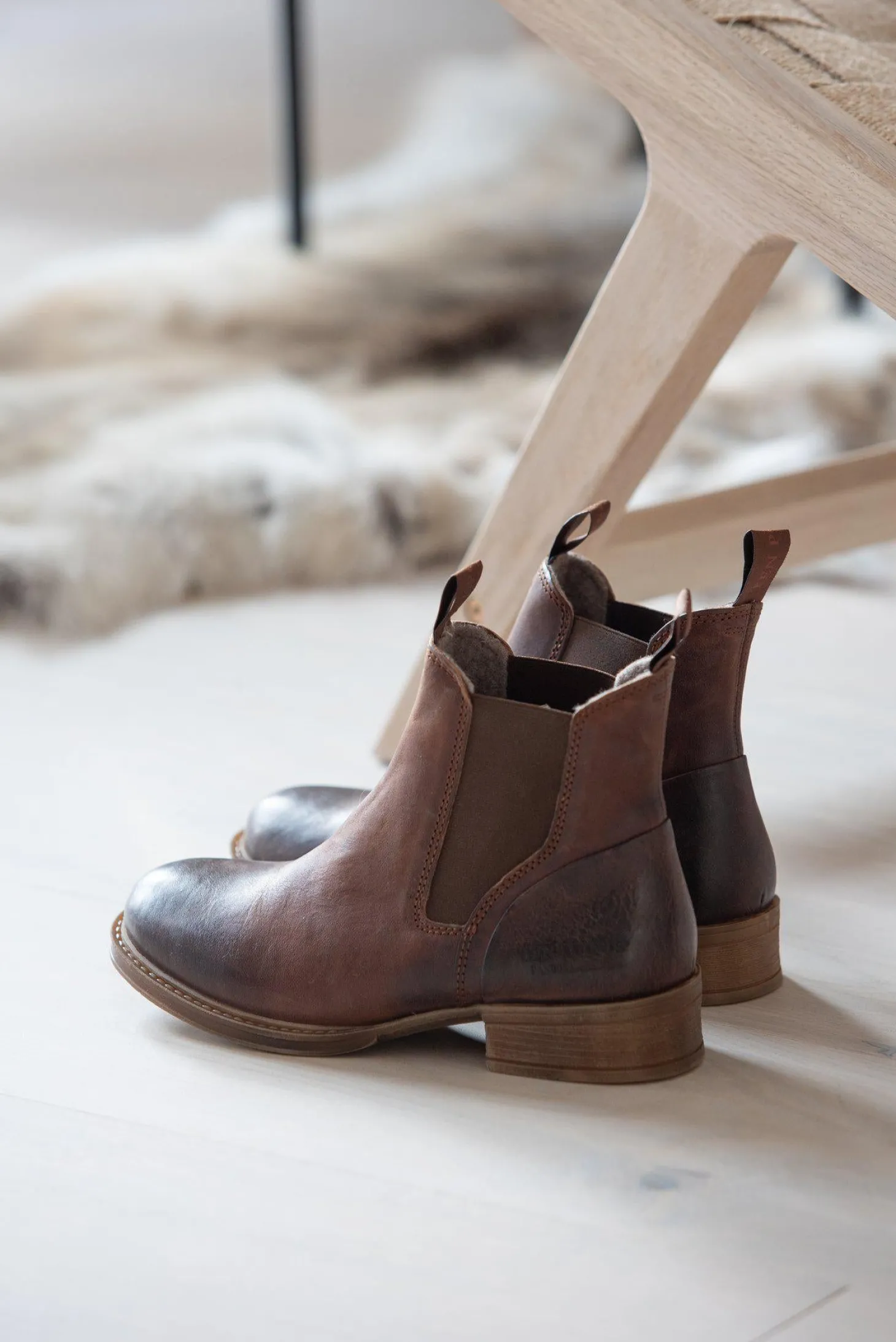 Pandora Warm boots — Lightbrown