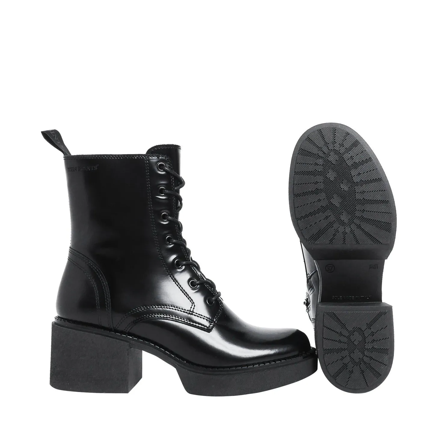 Selma Laced boots — Black