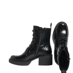 Selma Laced boots — Black