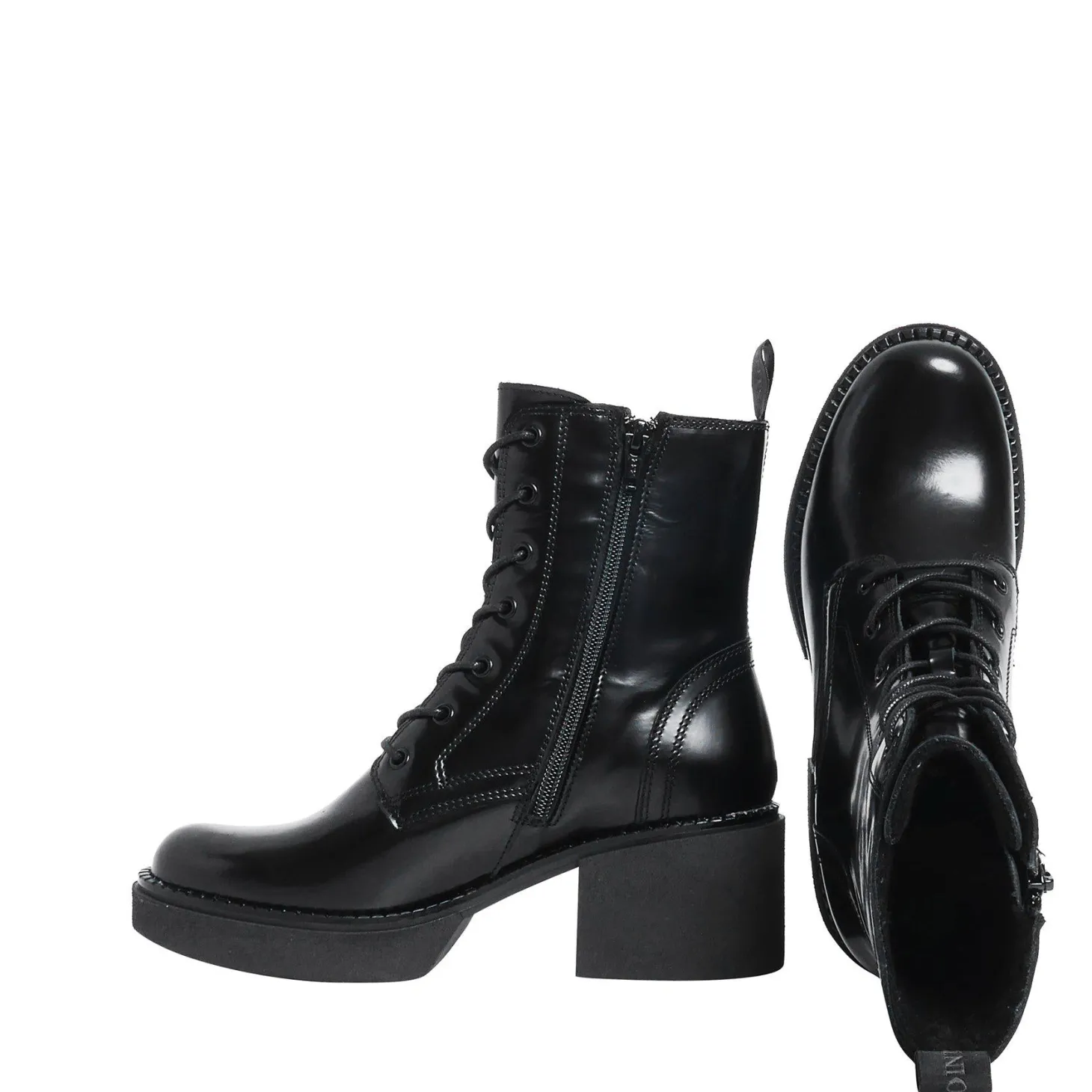 Selma Laced boots — Black