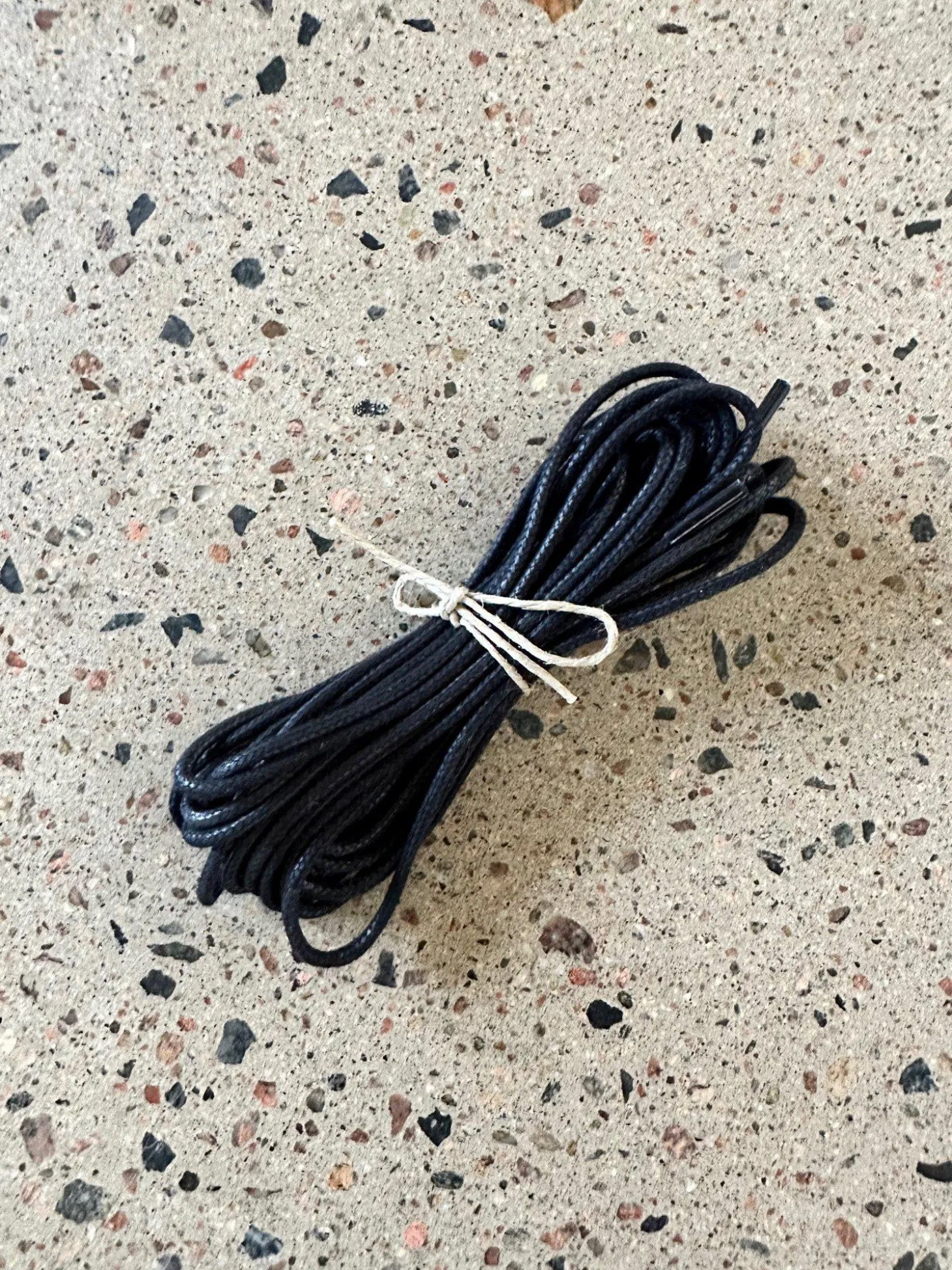 Shoelace 300cm Shoe care — Black