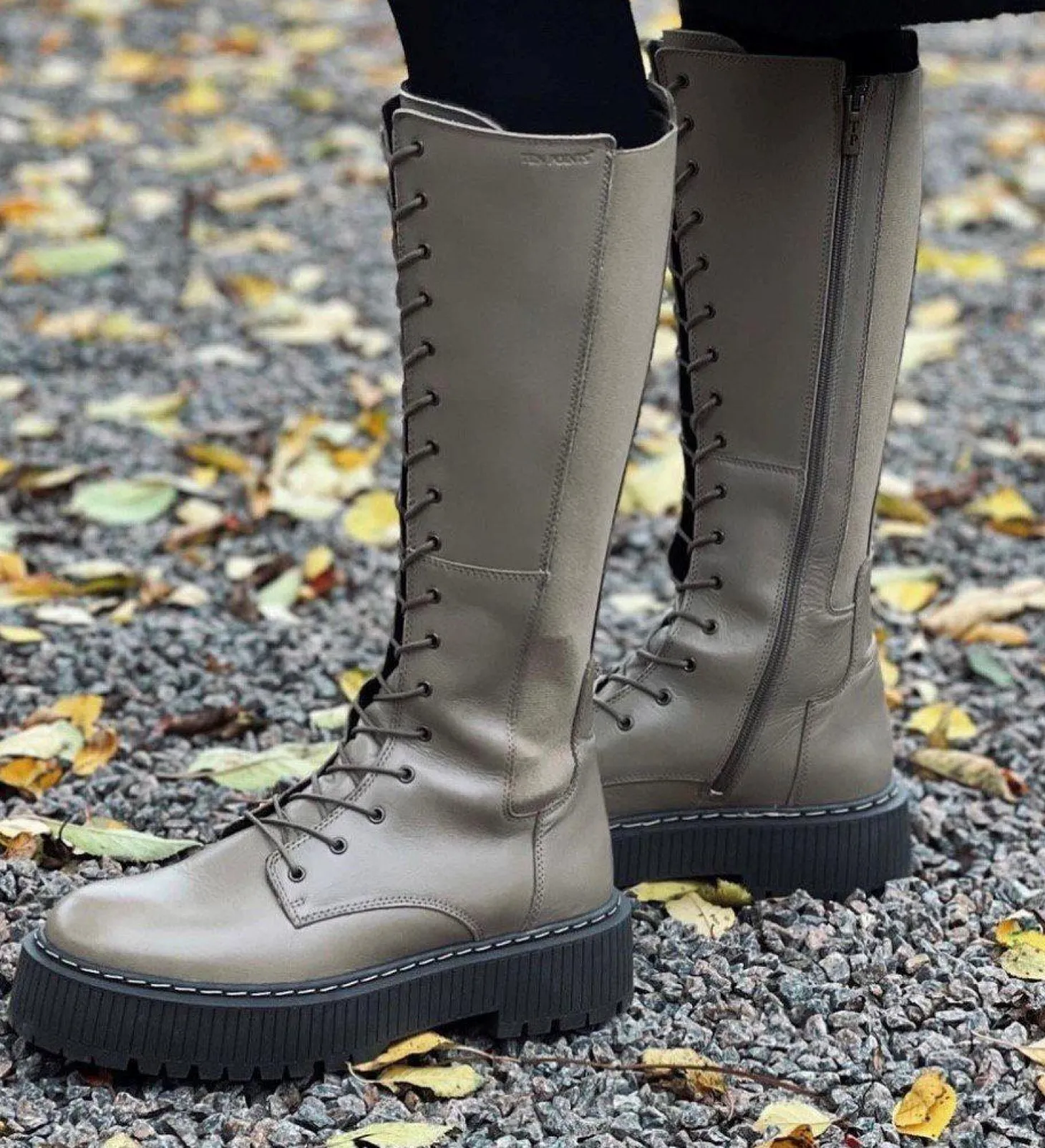 Shoelace 300cm Shoe care — Taupe