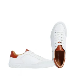 Toni Sneakers — White/Cognac