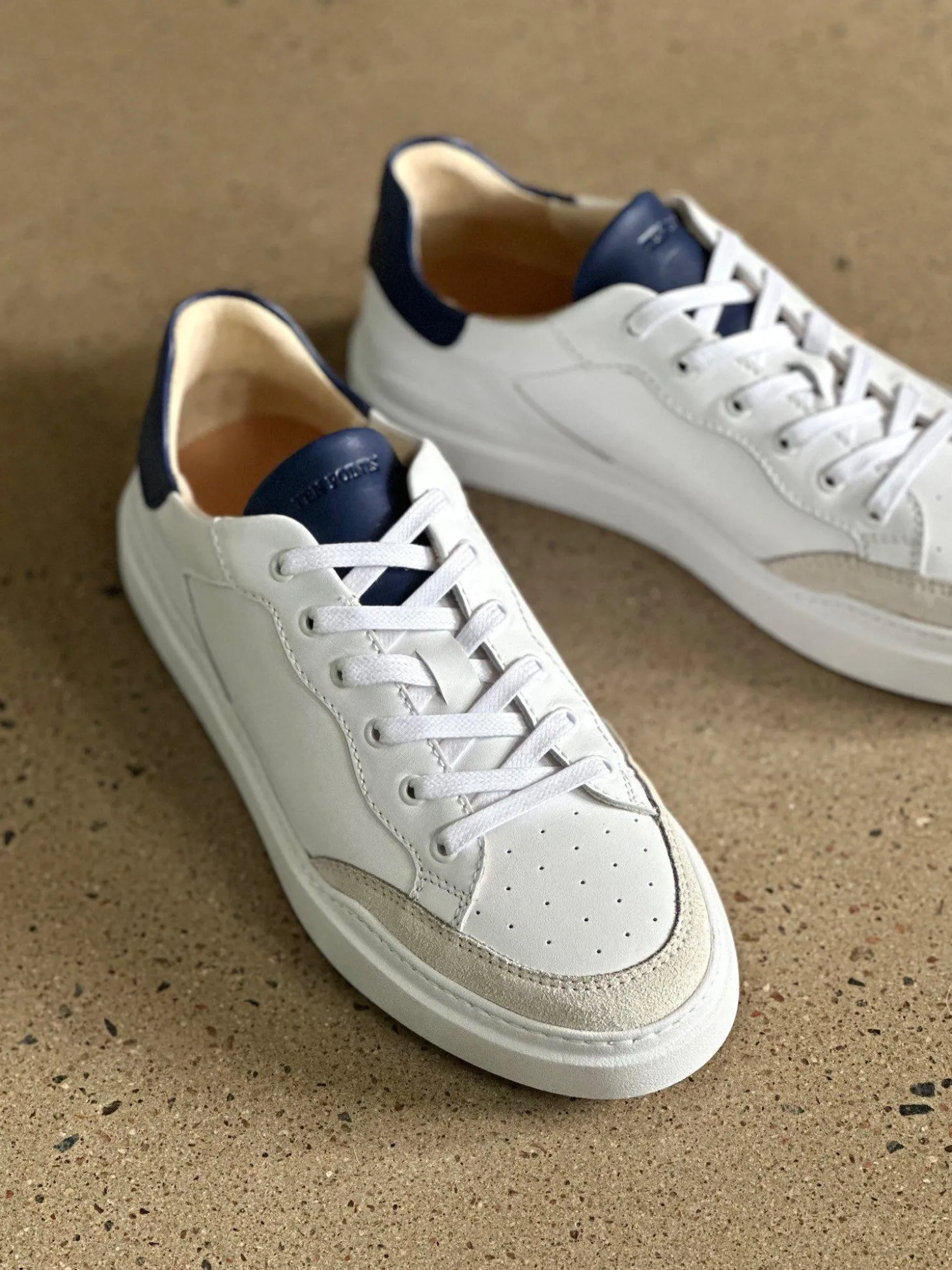 Tristan Sneakers — White/Blue