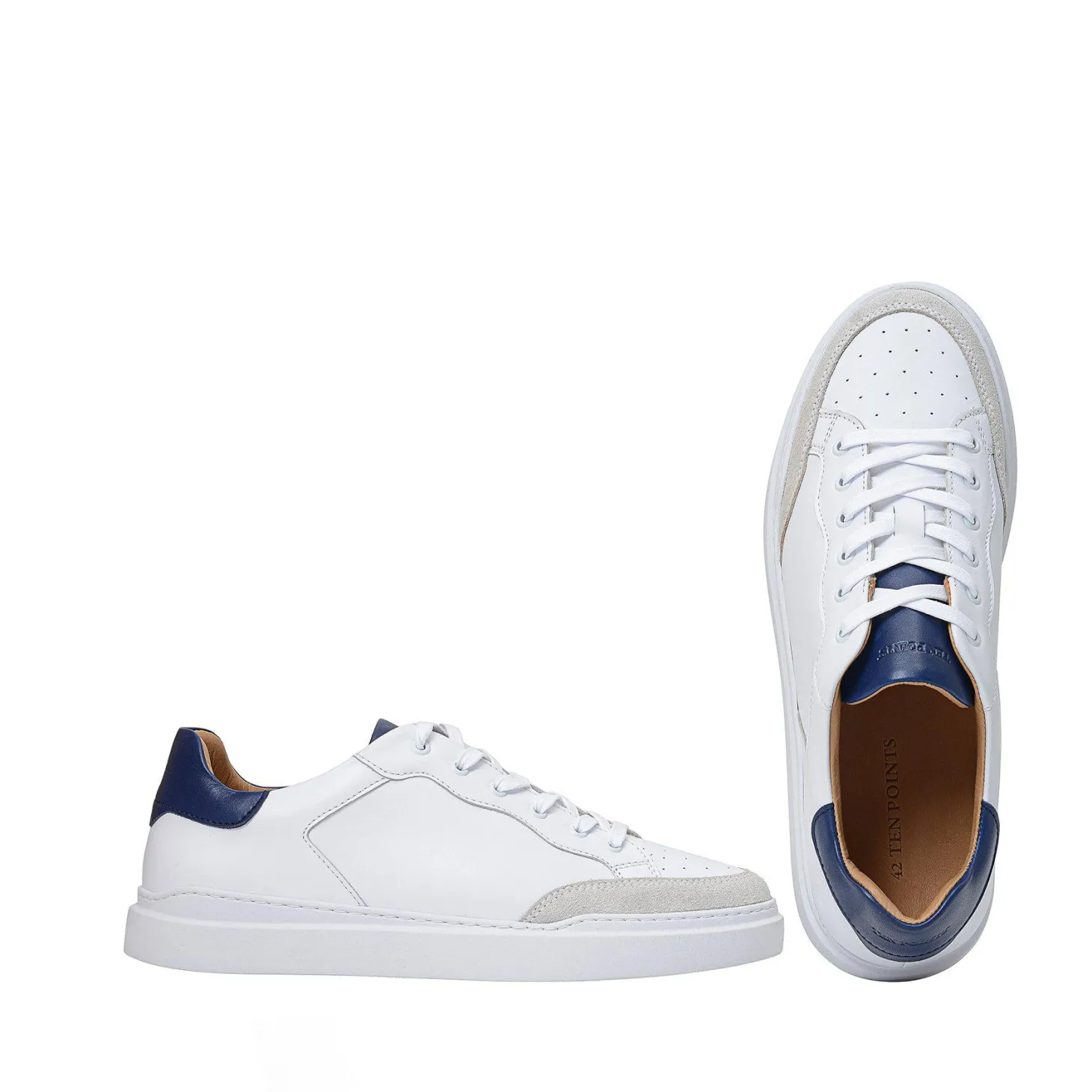 Tristan Sneakers — White/Blue