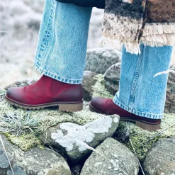 Viola Warm boots — Darkred