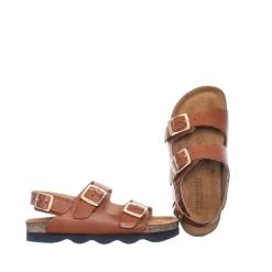 Vivienne Sandals — Cognac